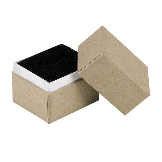 Kraft Recycled-Paper Gift Box with Black Insert