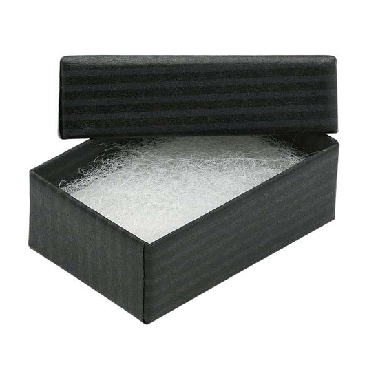 Black Pintripe Recycled-Paper Gift Box