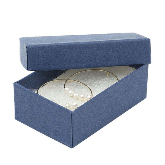 Navy Blue Recycled-Paper Gift Box
