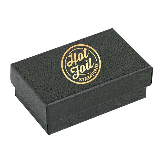 Black Swirl Recycled-Paper Gift Box