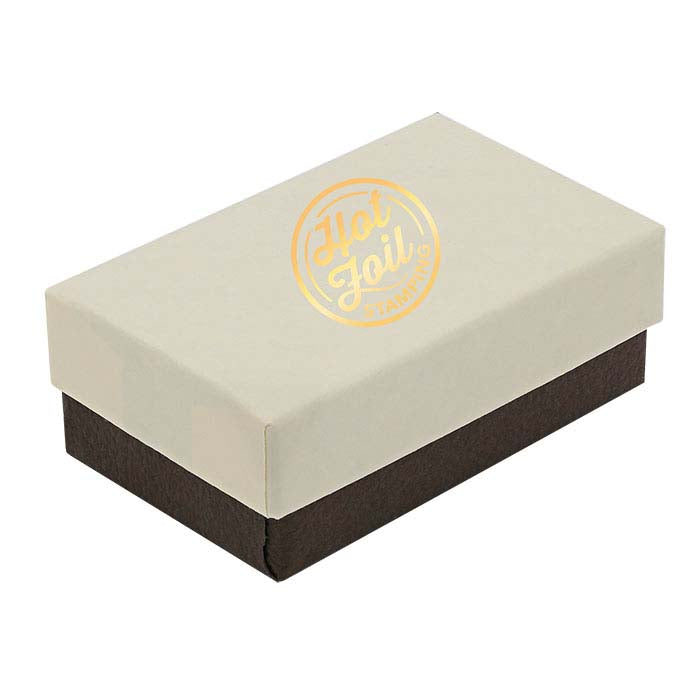 Coffee Shop Coffee & Cream Recycled-Paper Textured Gift Box