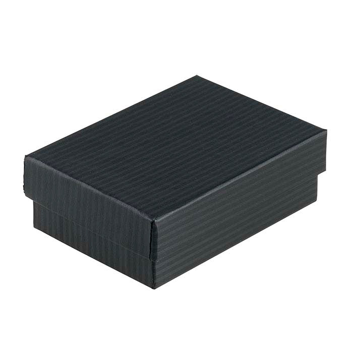 Black Pintripe Recycled-Paper Gift Box
