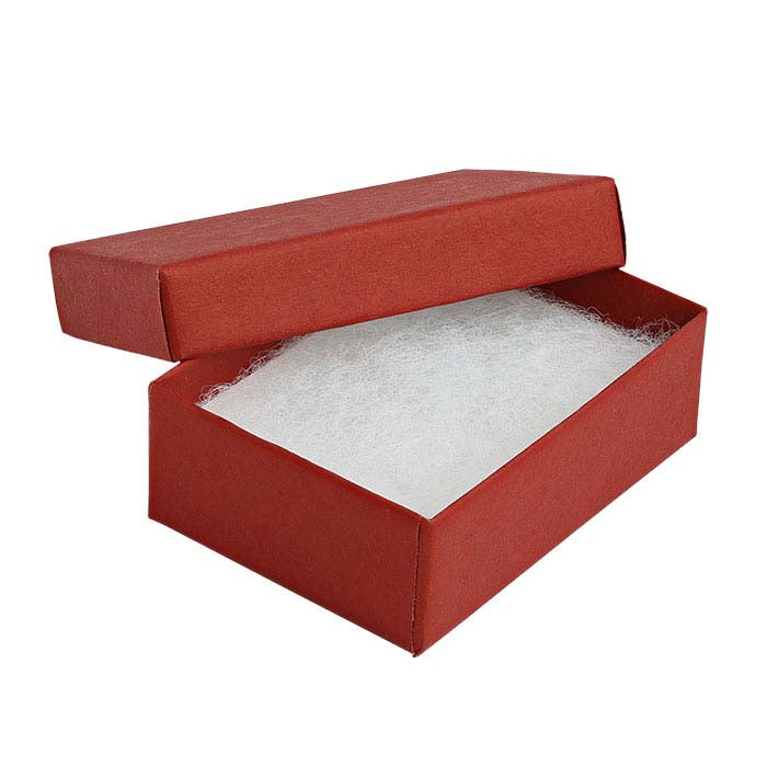 Brick Red Recycled-Paper Gift Box