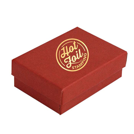 Brick Red Recycled-Paper Gift Box