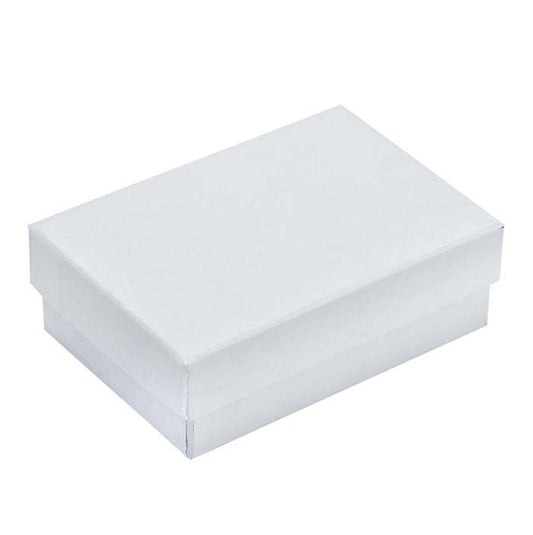 White Glossy Paper-Covered Gift Box