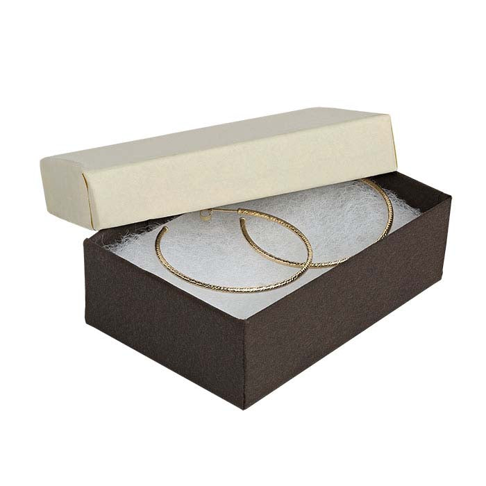 Coffee Shop Coffee & Cream Recycled-Paper Textured Gift Box