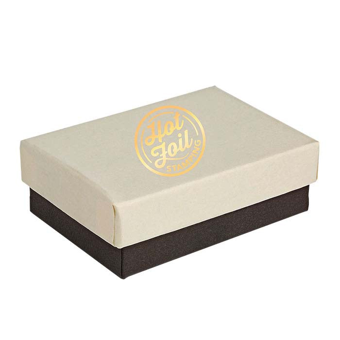Coffee Shop Coffee & Cream Recycled-Paper Textured Gift Box