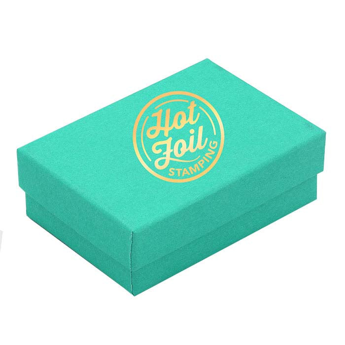 Tropical Blue Paper-Covered Gift Box