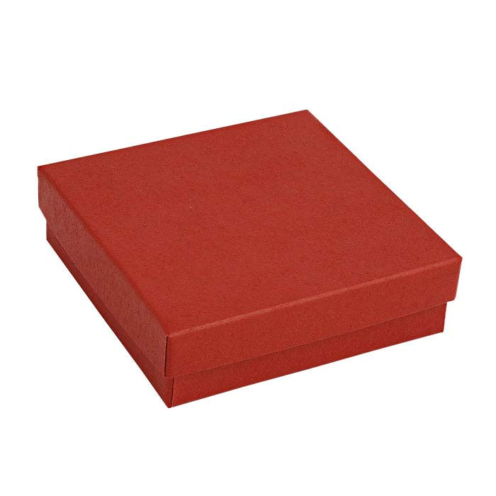 Brick Red Recycled-Paper Gift Box