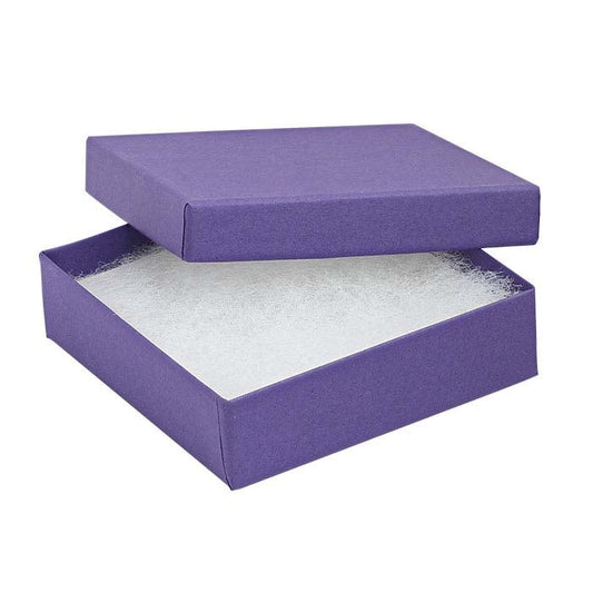 Purple Recycled-Paper Gift Box