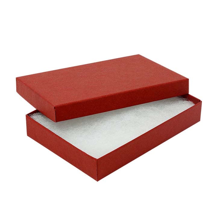 Brick Red Recycled-Paper Gift Box
