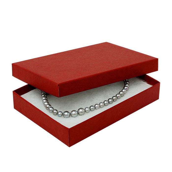 Brick Red Recycled-Paper Gift Box