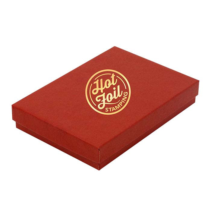 Brick Red Recycled-Paper Gift Box