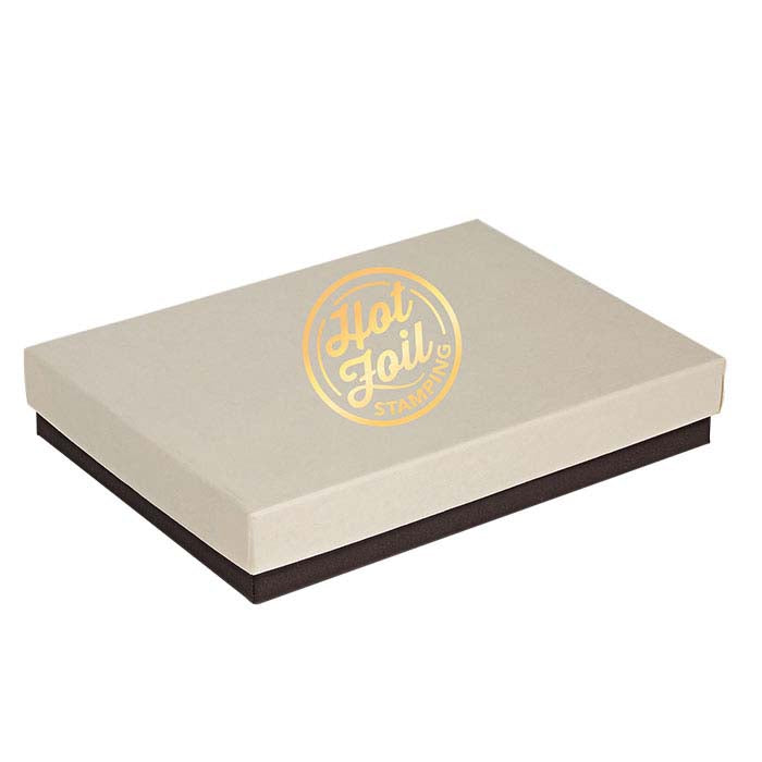 Coffee Shop Coffee & Cream Recycled-Paper Textured Gift Box