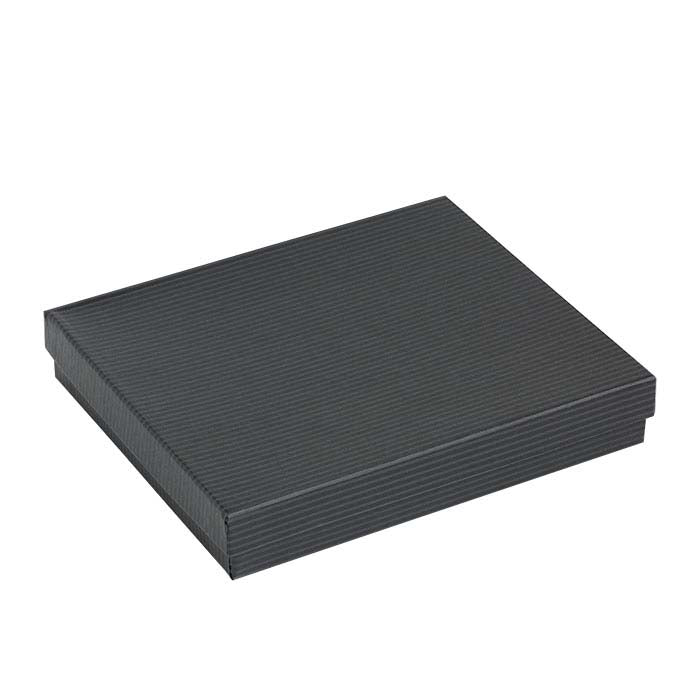 Black Pintripe Recycled-Paper Gift Box