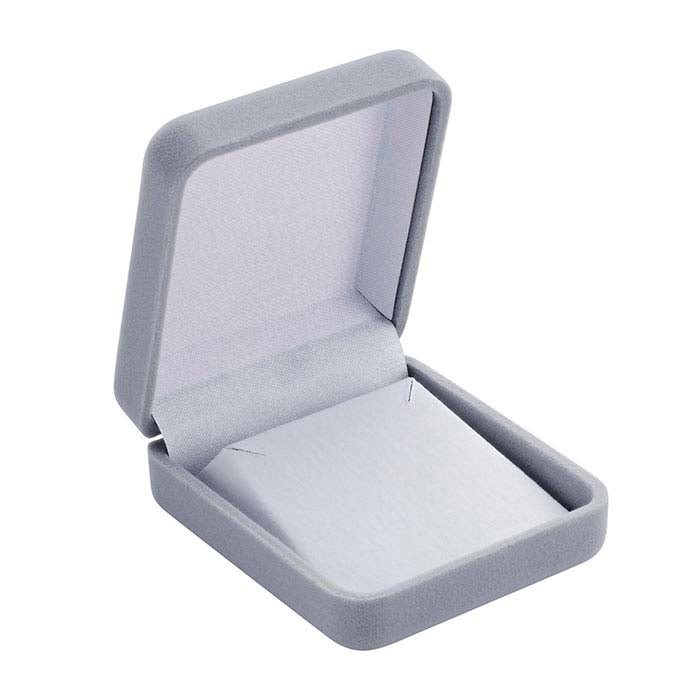 Flocked Velour Pendant Gift Box