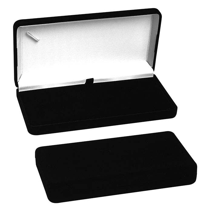 Flocked Velour Necklace Gift Box