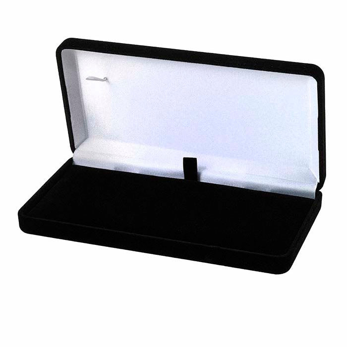 Flocked Velour Necklace Gift Box