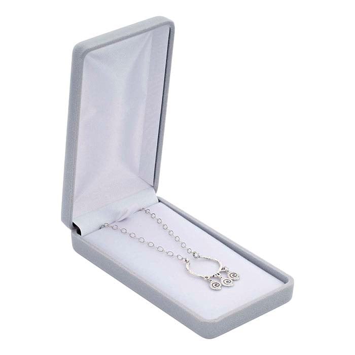 Flocked Velour Long Universal Gift Box