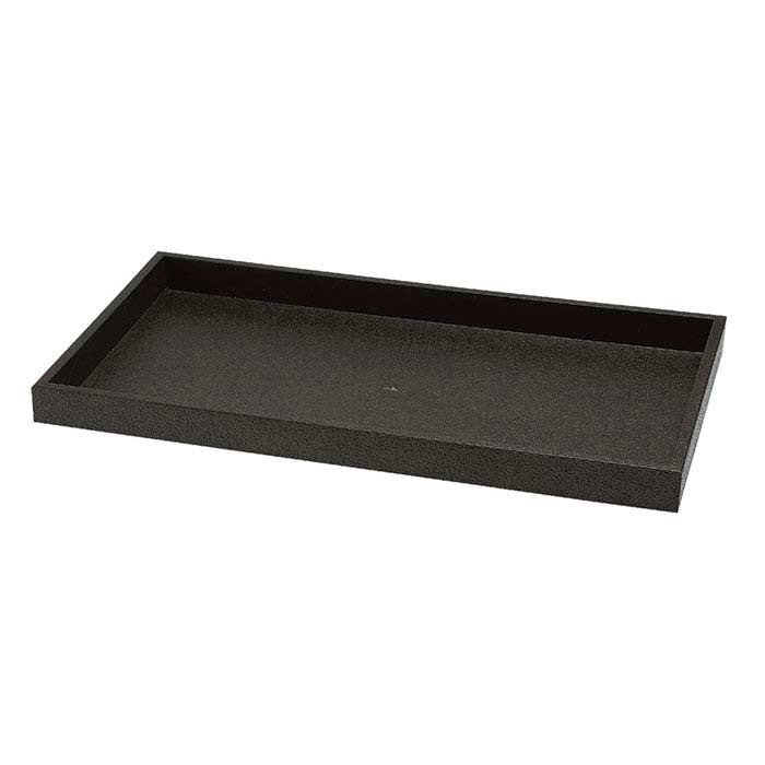 Black Plastic Full-Size Tray