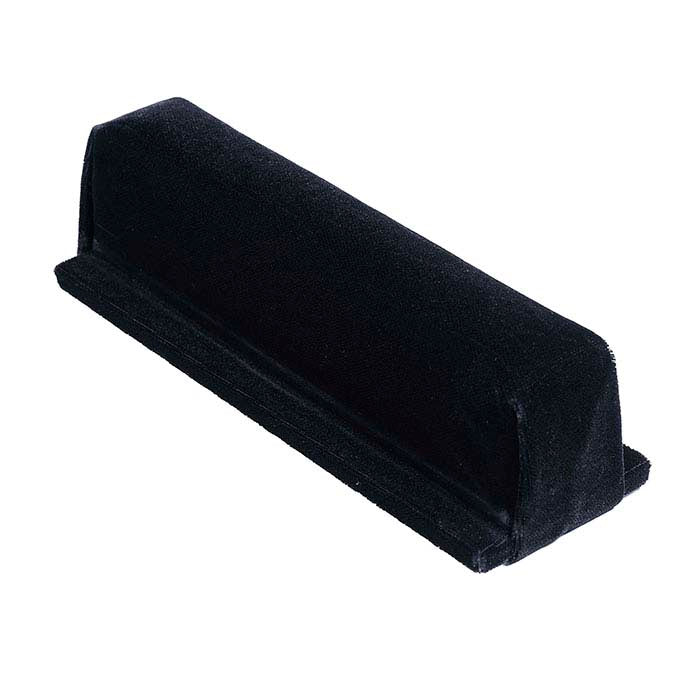 Black Velvet Bar Cuff Bracelet Display