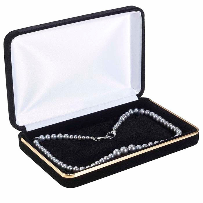 Black Soiree Velvet Necklace Gift Box