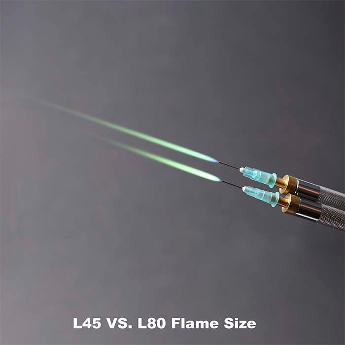 Replacement Torch Tip Set for Hydrogen Welding Systems, Straight-Tip, Set of 6