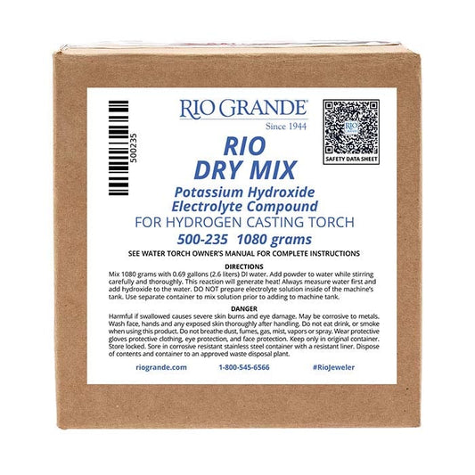 Rio 1080g Dry Mix Potassium Hydroxide Electrolyte Compound for Casting or Four-Torch Hydrogen Weldin