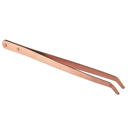 Heavy-Duty Curved Copper Tongs