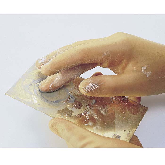 Annealing Pan with Pumice and Third-Hand Cross-Lock Tweezers with Fiber-Grip Handles