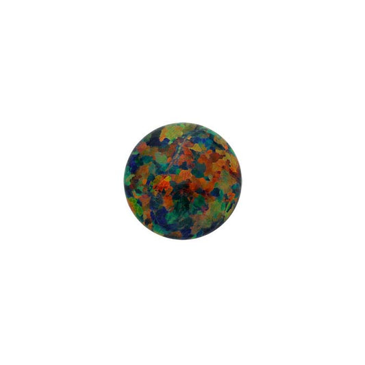 Kyocera Black Opal 8mm Round Cabochon