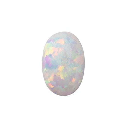 Kyocera White Opal Oval Cabochon