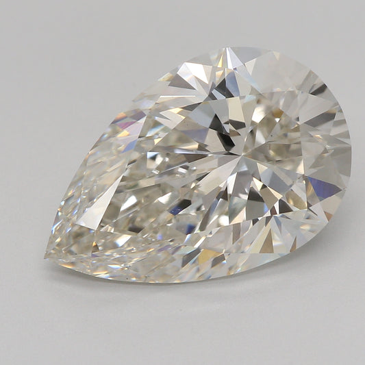 Lab-Grown Diamond 4.50ct, Pear, H, VS2