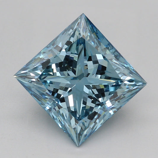 Lab-Grown Diamond 2.23ct, Princess, Blue, VS1