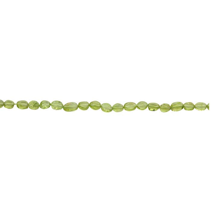 Peridot 6 x 4mm Oval Bead Strand