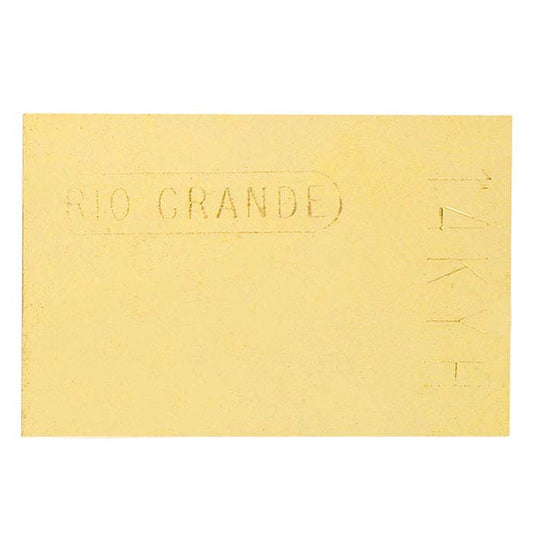 Karat Plumb Yellow Gold Sheet Solder, 30 Ga.