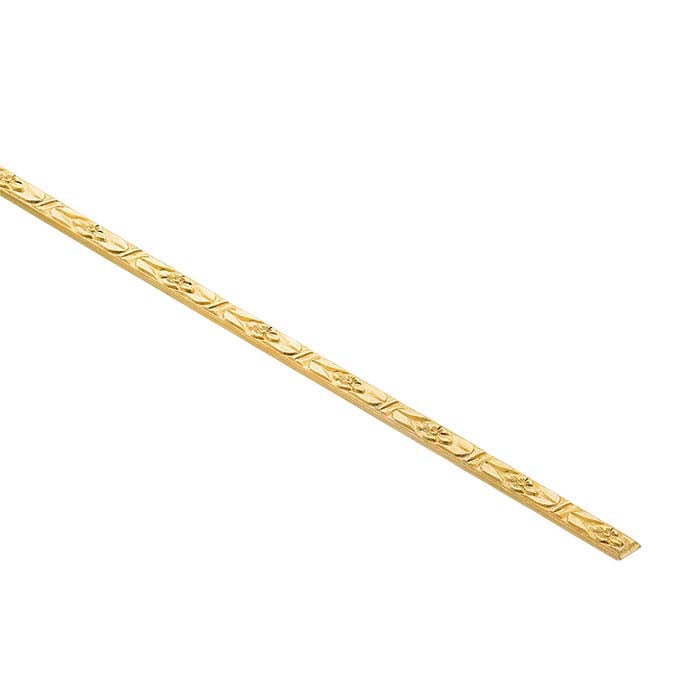 14K Gelbgold Musterdraht, todweich