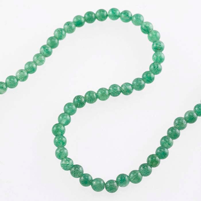 Green Aventurine 4mm Round Bead Strand