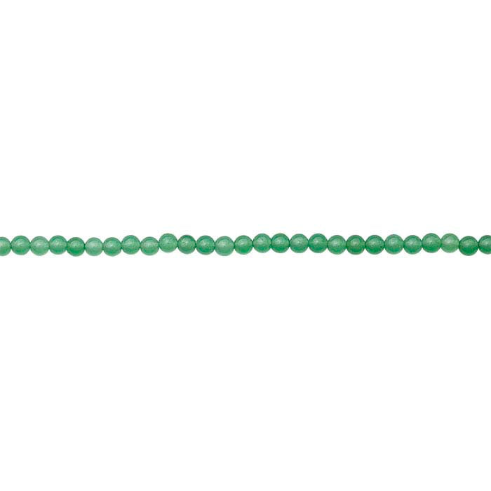 Green Aventurine 4mm Round Bead Strand