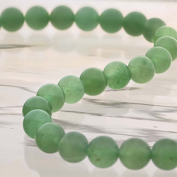 Green Aventurine 8mm Round Bead Strand