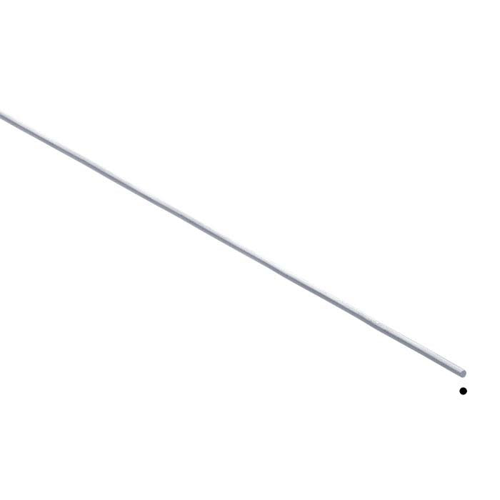 10K White Gold Round Wire, 0.81mm, Dead-Soft