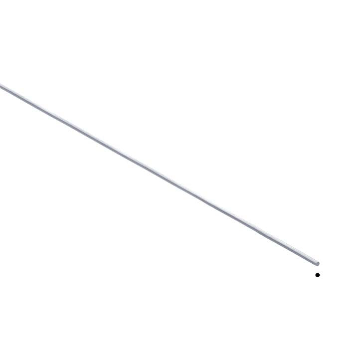 10K White Gold Round Wire, 0.64mm, Dead-Soft