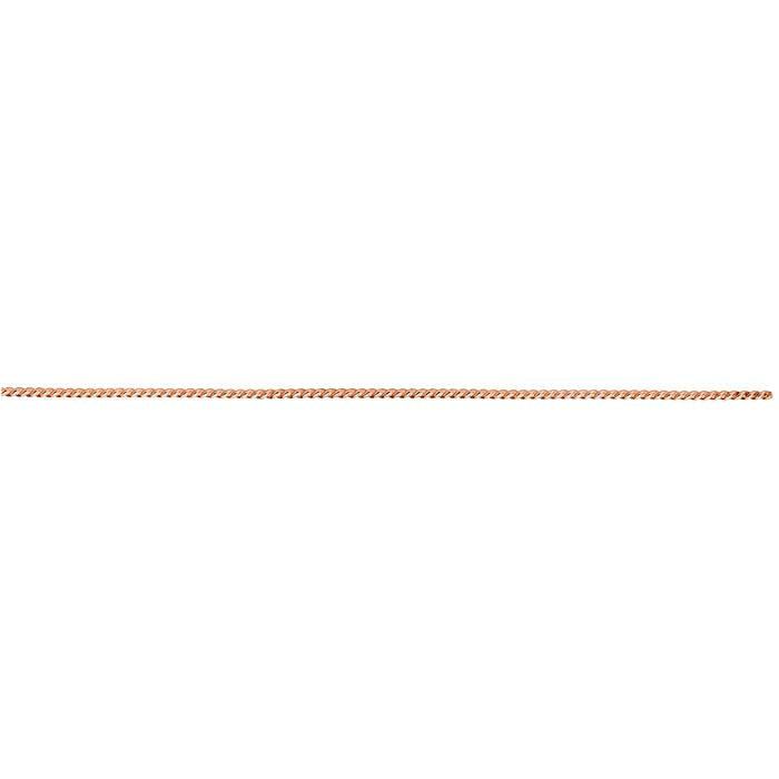 14K Rose Gold Round Twist-Pattern Wire, Dead-Soft