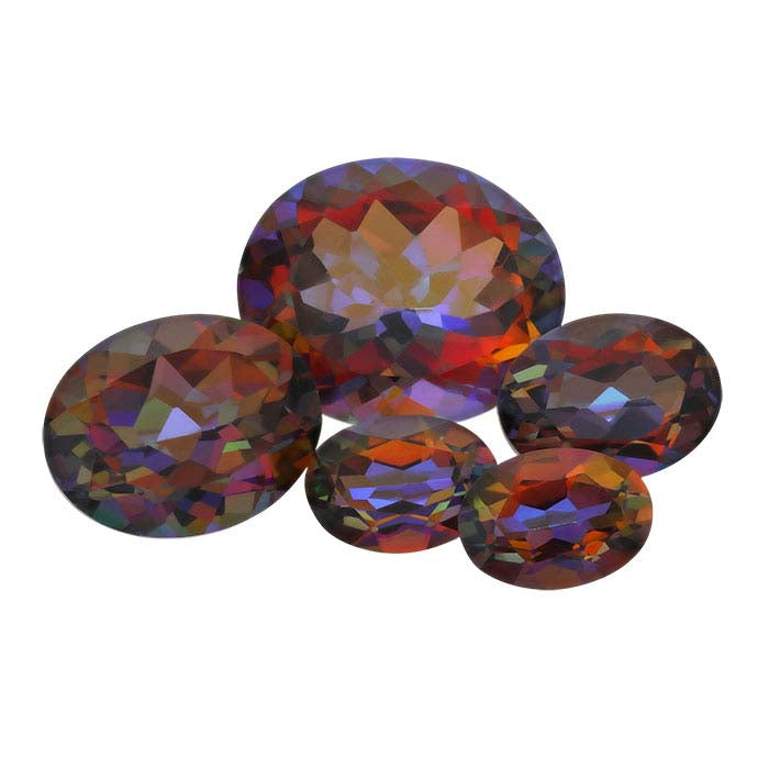 Azotic Cosmopolitan Mystic™ Topaz Oval Faceted Gemstone