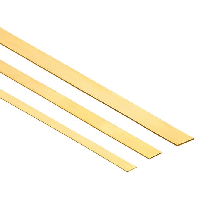 18K Yellow Gold Strip, Soft