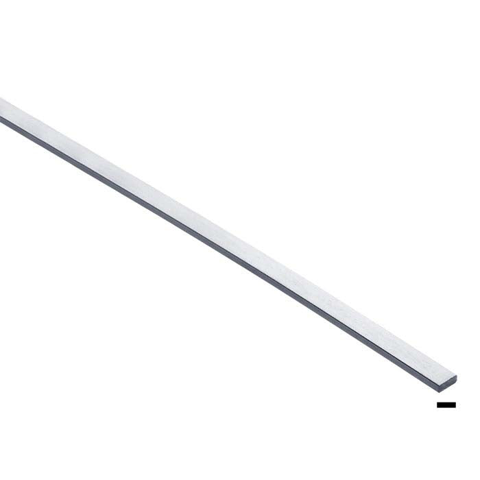 18K White Gold 5 x 1.5mm Rectangle Sizing Stock, 1/2-Hard