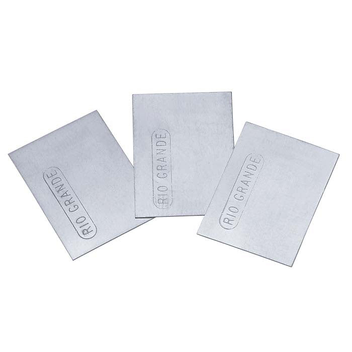18K Plumb White Gold Sheet Solder, 0.25mm, Hard