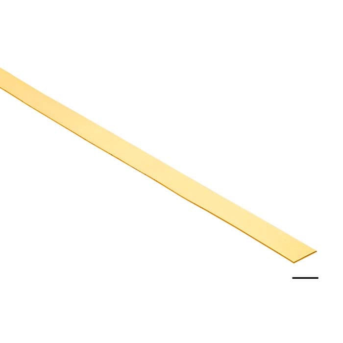 22K Yellow Gold 3.17mm Strip, 0.25mm, Dead-Soft