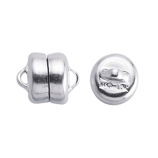 Brass 7.8 x 6mm Mag-Lok Magnetic Button Clasp