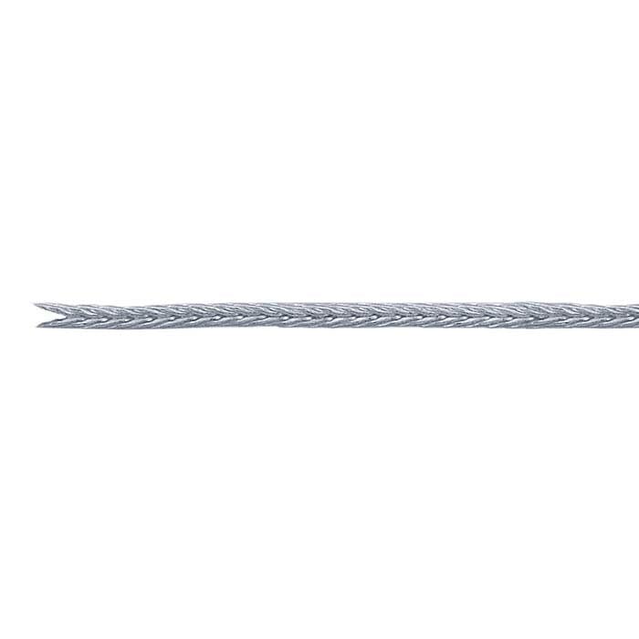 Sterling Silver 1mm Round Foxtail Chain, By the Foot